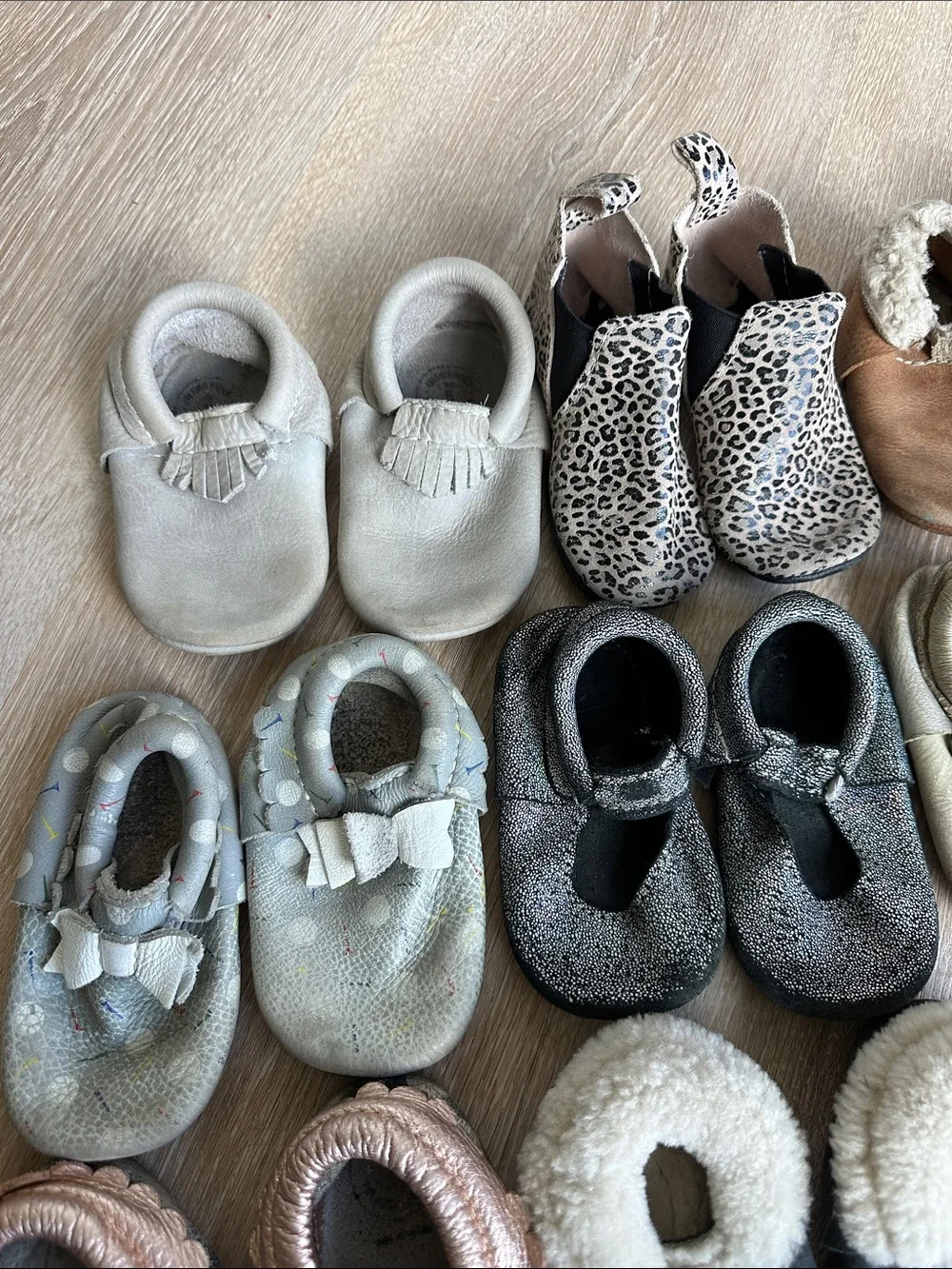 Freshly Picked Size 5 Shoe Lot Mini Soles & Soft Sole Chelsea Boots 9 Pairs T